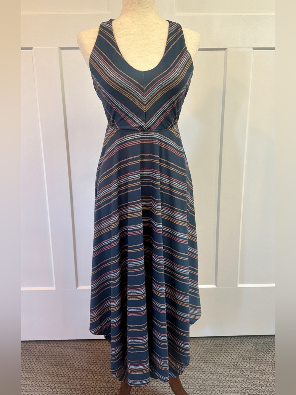 Prana Saxon Midi Dress, Cut-out Back